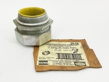 New Hubbell 3518 Liquid Tight Straight Connector W/ Insulated Throat 2" - No Box