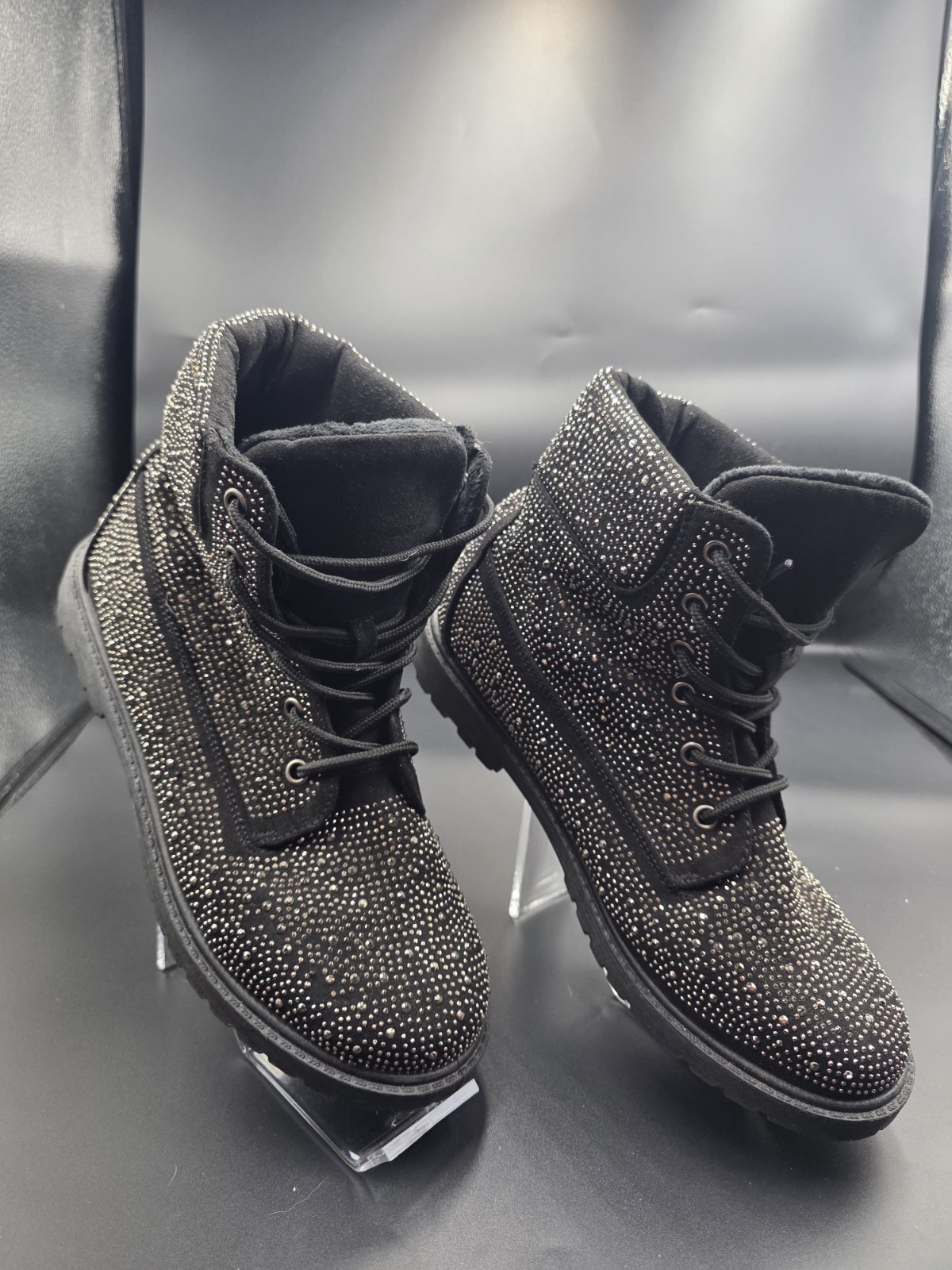 Rock Candy Bling Boots for Women Size 9.5 Fashion Rhinestone Boots