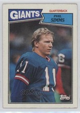 1987 Topps Phil Simms #10 17t2