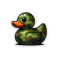 Rubber Ducky Sticker 4 Inch Vinyl Decal Jeep Rubicon Waterproof Woodland Camo Rubber Ducky Sticker 4 Inch Vinyl Decal Jeep Rubicon Waterproof Woodland Camo