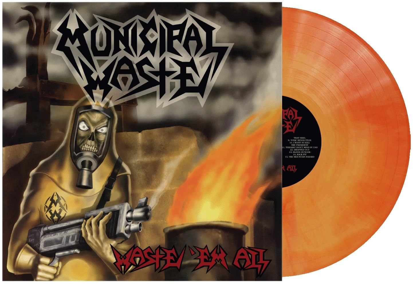 Municipal Waste Waste 'Em All - Orange Swirl (Vinyl LP)