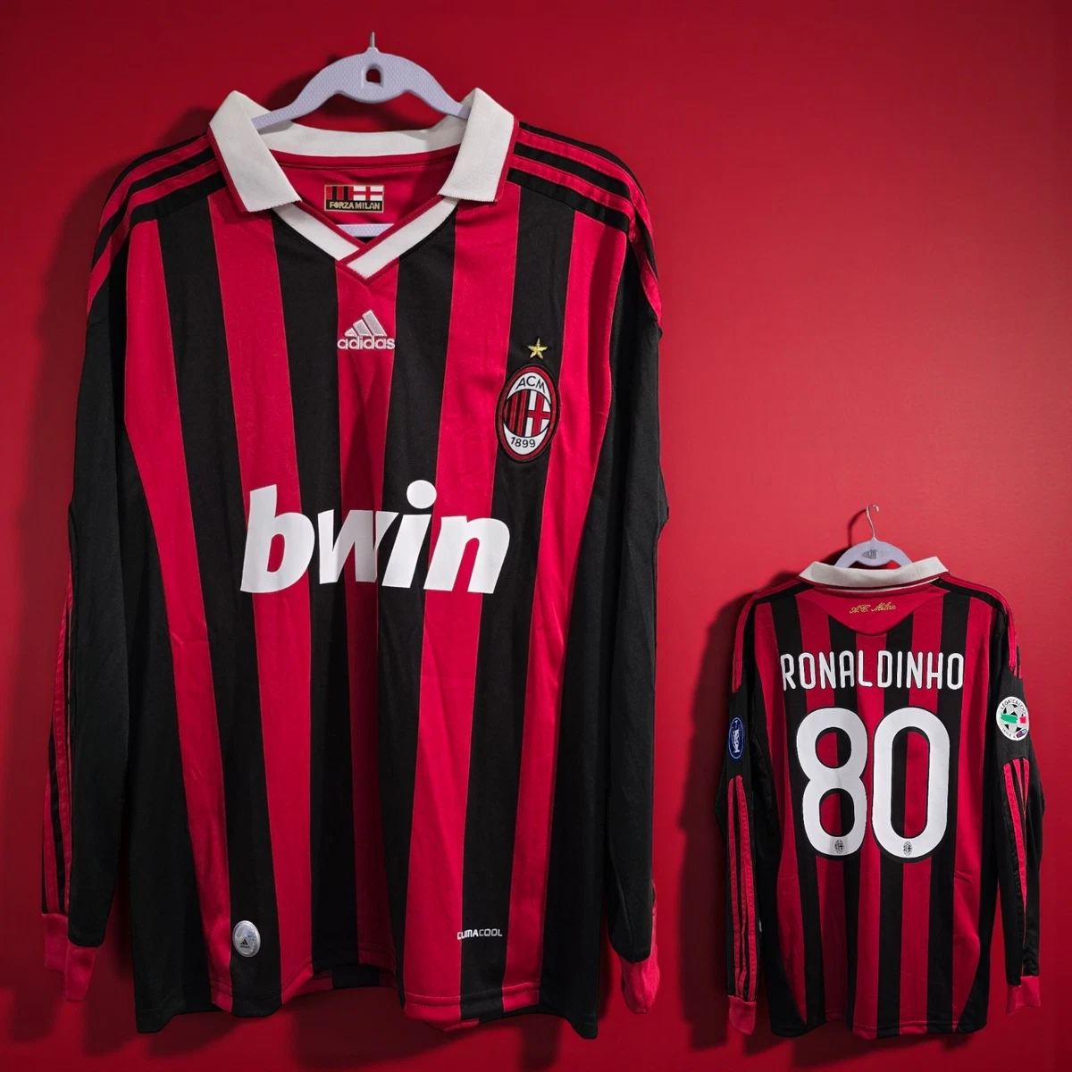 Preços baixos em Adidas Ronaldinho Ac Milan fã de Futebol Clube