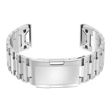 Quick Release Stainless Steel Watch Band Strap For Garmin Fenix  6X/6 Pro/3