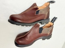 John Fluevog Rare D.D.FT Brown Leather Chelsea Boots Size 5 Made in EU
