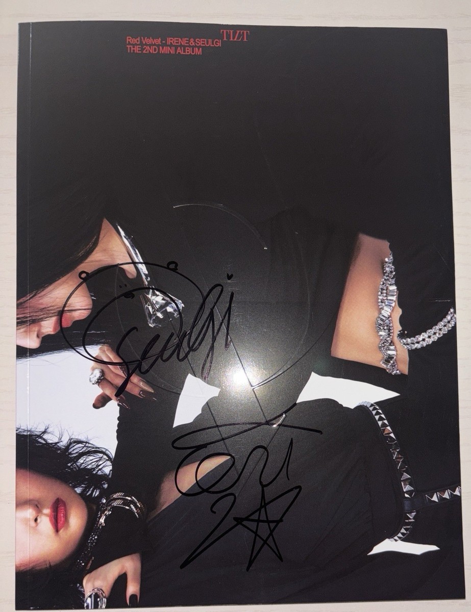 Red Velvet アイリーン サイン Red Velvet IRENE&SEULGI [TILT] Autographed Signed Album | eBay