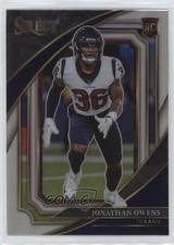 2022 Panini Select Suite Level Silver Prizm Jonathan Owens #397 10a4