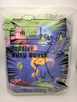 Winblo Toddler Busy Board - Montessori Toys for 1-3 Year Old Boys