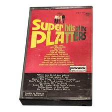 Vintage The Platters Cassette Super Hits Album Pickwick Oldies Vocal Red