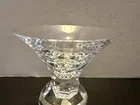 Steuben Tortoise Martini Glass 2007 Ted Muehling Design 7 Oz Excellent Condition