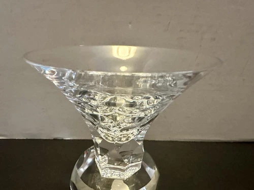 Steuben Tortoise Martini Glass 2007 Ted Muehling Design 7 Oz Excellent Condition