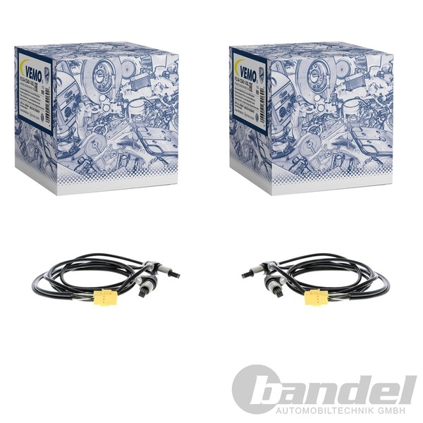 2X Vemo ABS-SENSOR Raddrehzal Hinten Passend FüR Volvo 850 C70 S70 V70-image