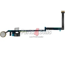 New Replacement Home Flex Compatible For Apple iPad 6 Gold Color