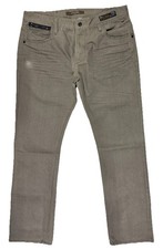 JNCO 85 Crown Brand Straight Leg Jeans Men  s 36x32 RN 219-AEG.4 Gray/brown VTG