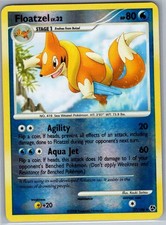 Floatzel 37/106 Reverse Holo Great Encounters - Pokemon Card - NM