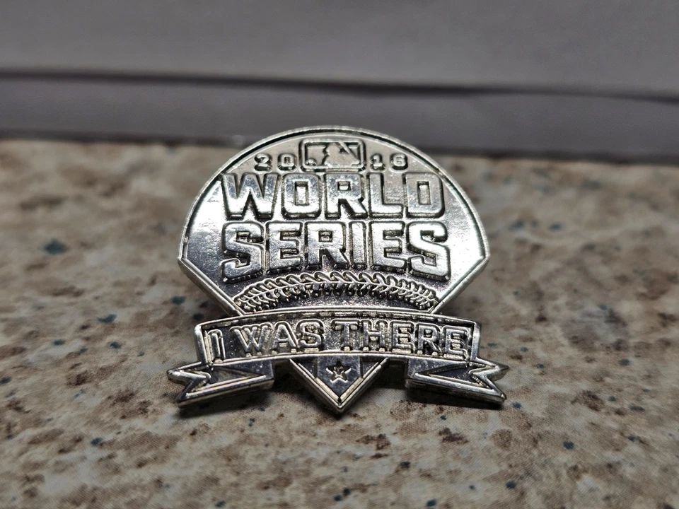 Chicago Cubs MLB 2016 World Series Pin I Was There - Image 2 of 3