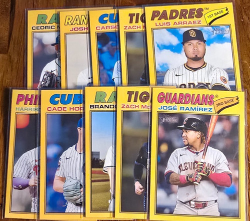 2026 Topps Heritage Dark Yellow You Pick  Updated 5/3/26