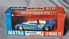 SOLIDO MATRA SIMCA 670 1972 LE MANS RACE CAR WITH ORIGINAL BOX 1:43 SCALE