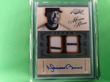 2012 Playoff Prime Cuts Mariano Rivera Dual Jersey Auto 22/25 Yankees legend