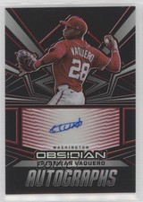 2023 Panini Chronicles Obsidian Electric Etch Red Cristhian Vaquero Auto qf6