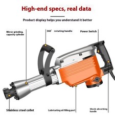 Trapano elettrico a percussione e piccone 65/95 alta potenza martello demolitore calcestruzzo