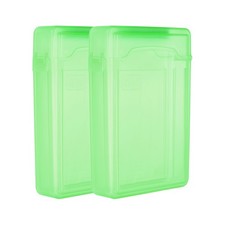 6.5 "x4.5 " Hard Drive Case for 2 Pieces, Green