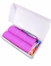 Hair Rollers with clips, Self Grip Hair Roller for curl, Braid & Pin Comb 35 Pcs
