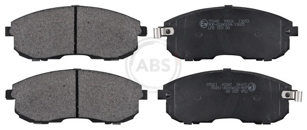 Front A.B.S. 37648 Brake Pad Set, disc brake for INFINITI,NISSAN,RENAULT,SUZUKI