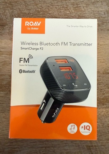 Anker ROAV F2 Smart Charge Bluetooth FM Transmitter For Car - Wireless Audio & Calling - View #3