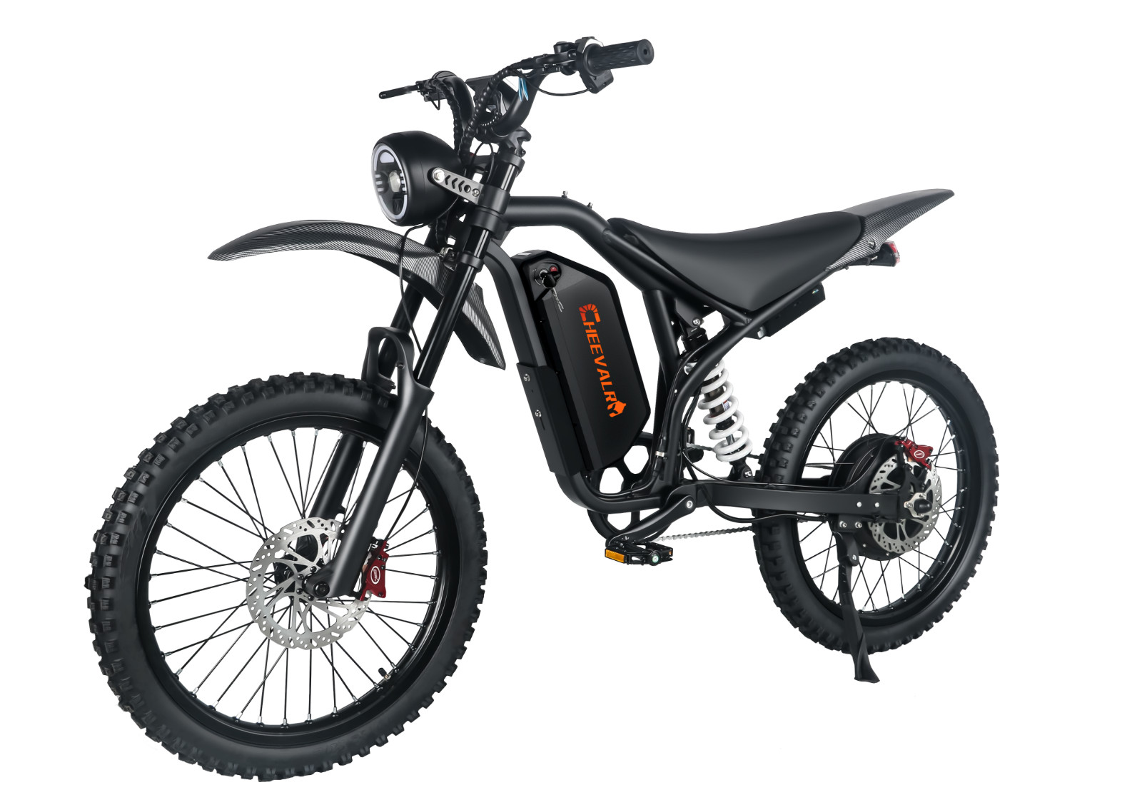 6000W Electric Dirt Bike E-Motorcycles 60V 32Ah 20" E-MoutainBike w/NFC 45MPH US
