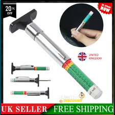 MANUAL TYRE TREAD DEPTH MEASURING GAUGE TOOL FOR CAR VAN TRUCK MOTORCYCLE.