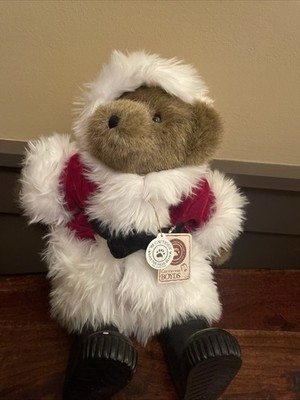Boyds Bear Claus Kringlebeary 16 Inch Santa's Bear with original tags( Retired)