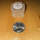 BU nice 1948 P 40 coin  uncirculated silver  roll Washington  quarters, toning