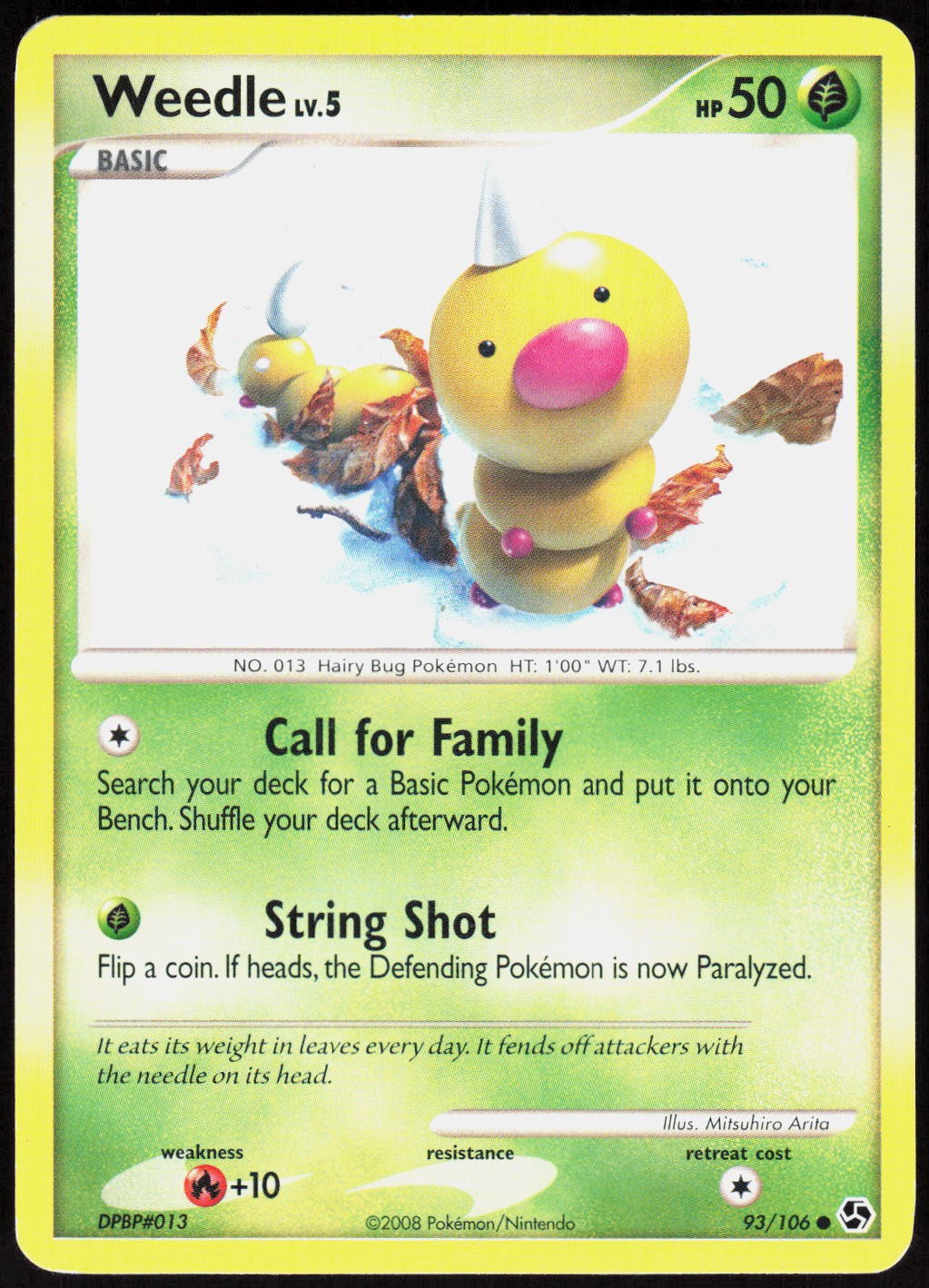 Weedle 93 Great Encounters - Pokemon NM/M (Common)