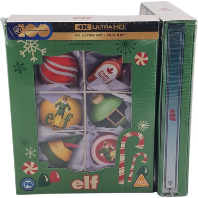 Elf Will Ferrell 4K Ultra HD + Blu-ray Limited Collector's Edition 2000 Ex