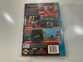 Mortal Kombat (Sega CD 1993) CIB Complete in Box w Manual + Reg Card + Foam Nice