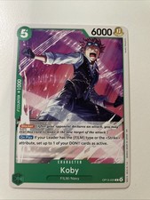 Koby - OP13-025 - One Piece TCG CCG Carrying on His Will FREE SHIP 4+