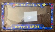 Nuevo en Paquete Porta Matrículas Dutch Bros Colección Route 92