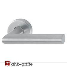 HoppeHalbgarnitur Amsterdam Rosette Edelstahl matt 10/52 mm