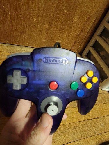Nintendo 64 Ice Blue Video Game Controller OEM NUS-005 N64 VTG - Picture 2 of 10