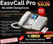 EasyCall® PRO 4G GSM PHONE ELDERLY, ALZHEIMER, DEMENTIA. END OF YEAR SALE 20%