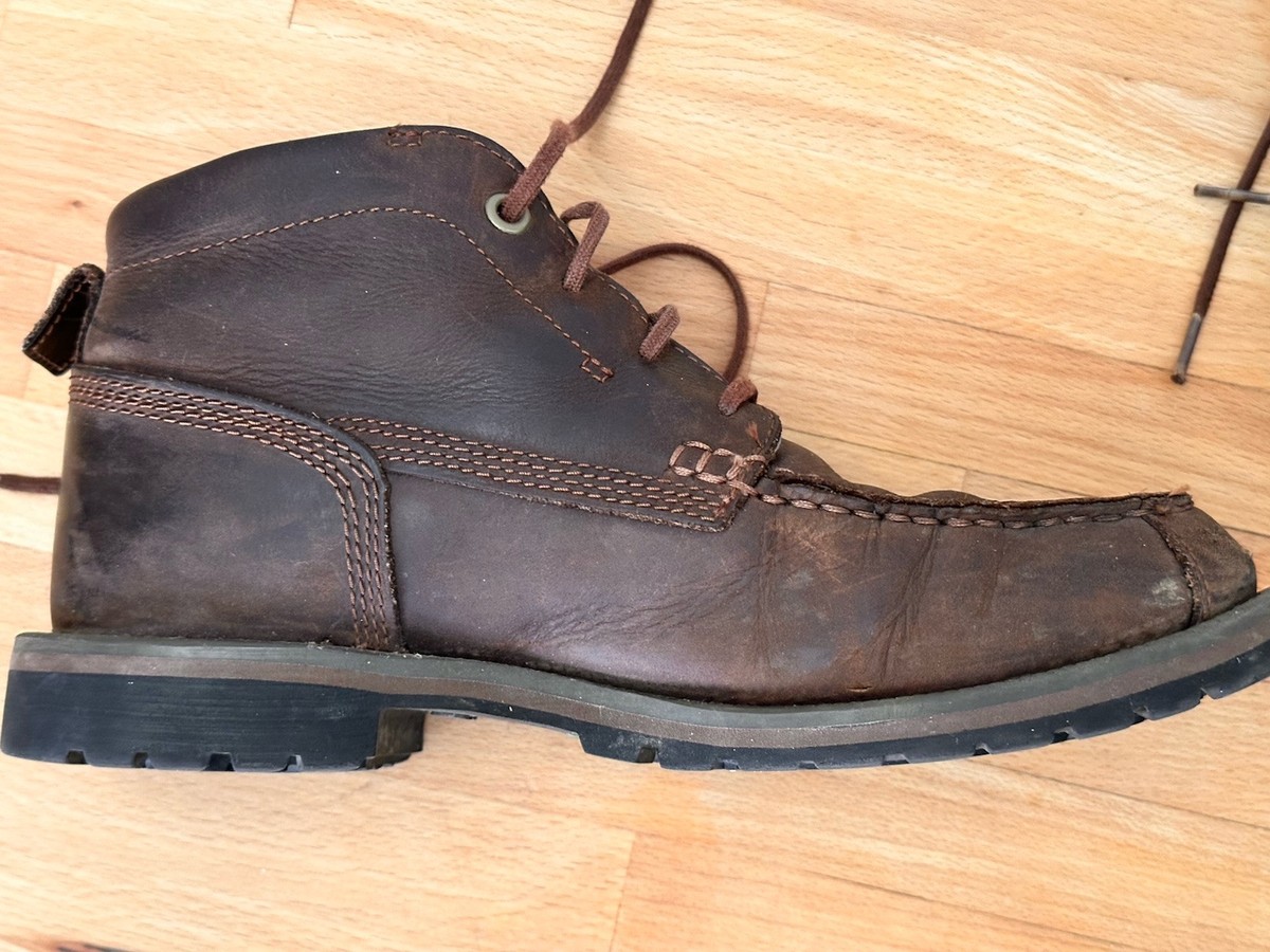 Timberland Grantly Chukka Leather Moc Toe Ankle Shoe/Boots 