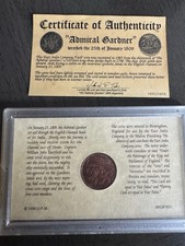 Admiral Gardner 1808 Shipwreck Coin Genuine