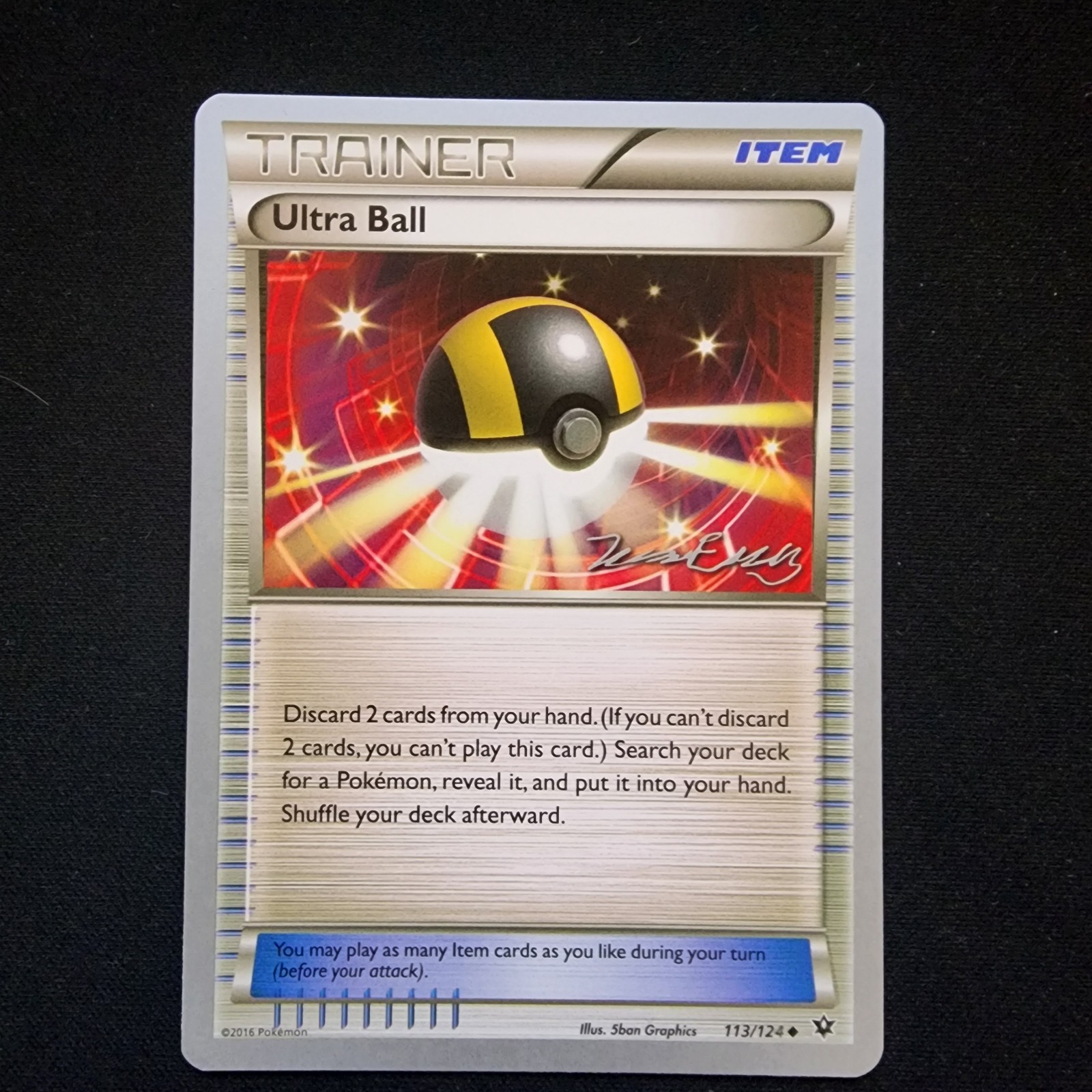 Pokemon Ultra Ball 113/124 2016 World Championship Decks NM