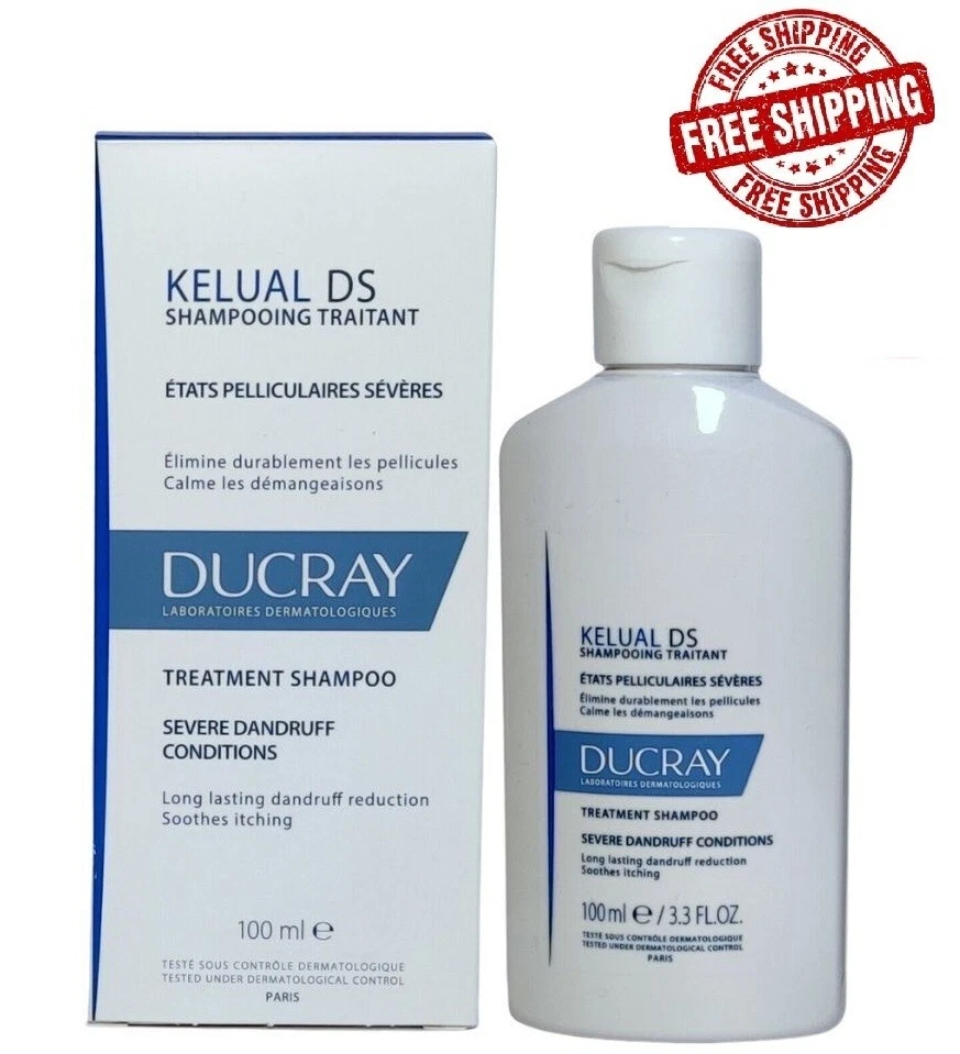 Champú anticaspa Ducray Kelual DS 3,3 oz / 100 ml CADUCIDAD 01/2028 Foto 2 de 4