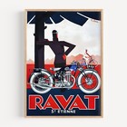 Ravat 1929 Retro Vintage Poster Print
