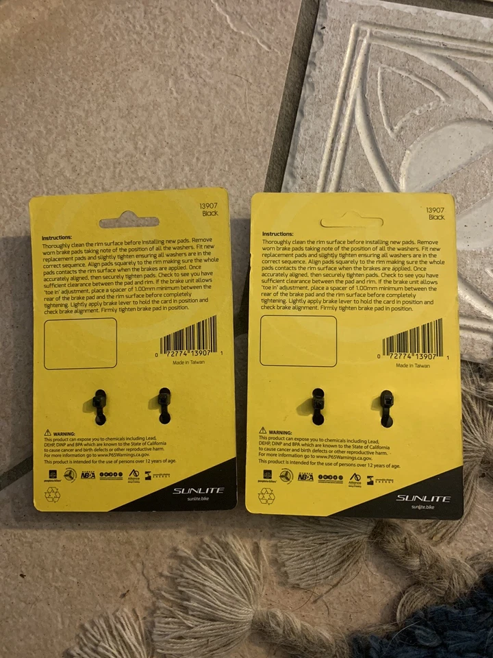 Threaded Post Brake Pads for Bicycle - Image 2 of 2