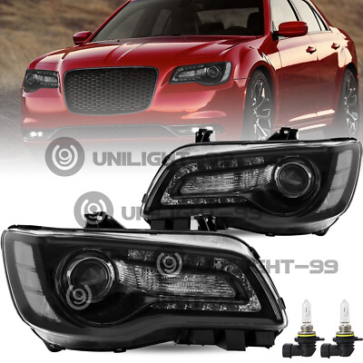 #ad #ad For 2011 2023 Chrysler 300 LED DRL ProjectorHeadlight Leftamp;Right Headlamp W Bulb $105.39