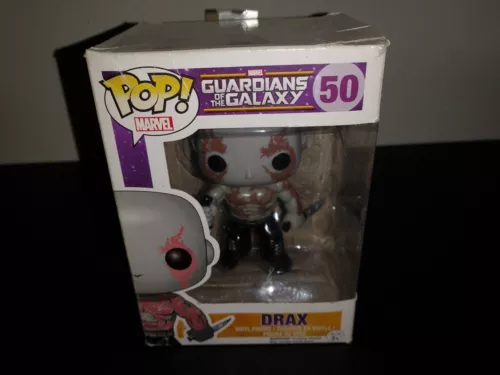 Funko Pop Marvel 50 Drax Guardians of the Galaxy Vinyl Bobble Head Figure in box