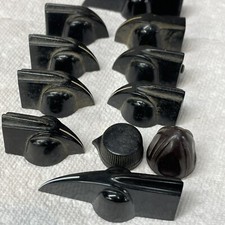 11 Pc used Vintage Bakelite DAKA-WARE Ham Radio Guitar Amp Knobs
