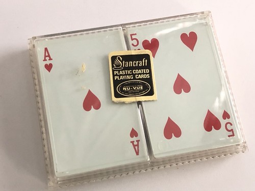 Stancraft Stardust Plastic Coated Playing Cards Elegante DAISY 2 Complete Decks - Picture 5 of 15